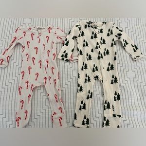 SpearmintLOVE Christmas Thermal Rompers
